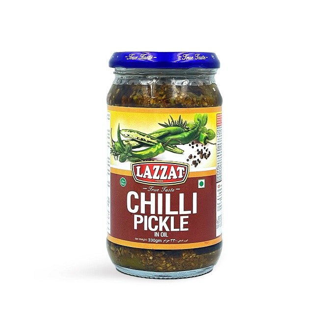 Lazzat chilli pickle 330g