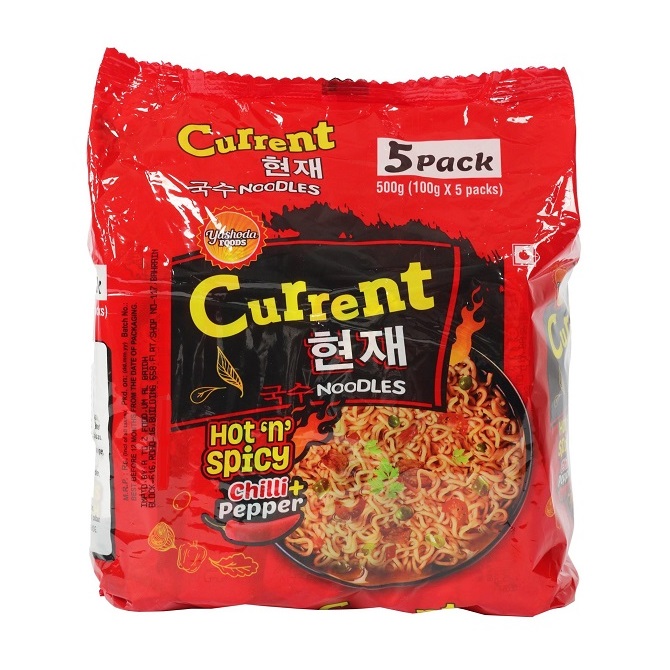 Current Yashoda Hot Spicy Noodles 5packs