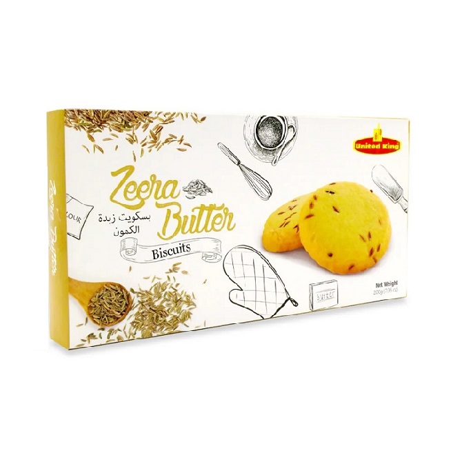 United King Zeera Butter Biscuits 200g