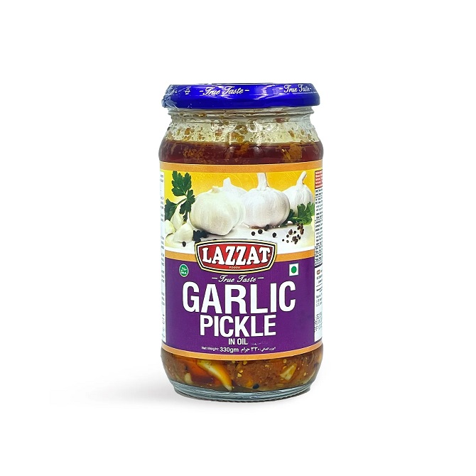Lazzat garlic pickle 330g