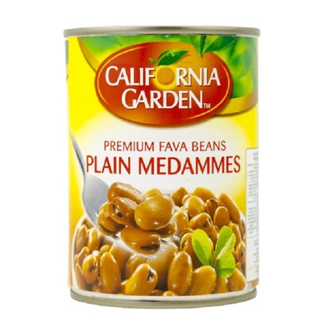 California Garden Fava Beans Plain Medammes 400g