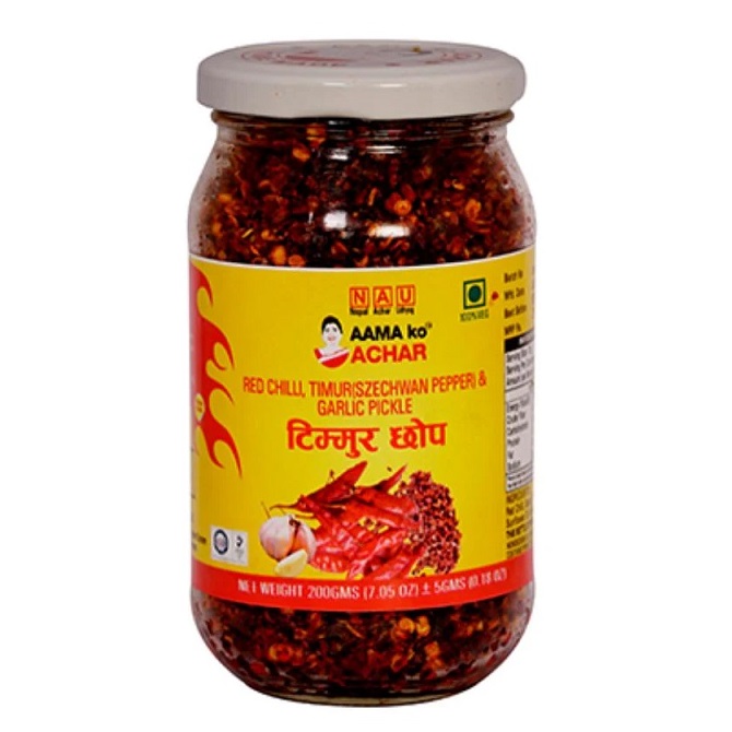 Red Chilli Timour Garlic Pickle 380g