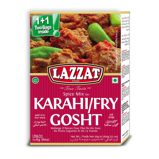Lazzat karahi / Fry Meat Masala 100g